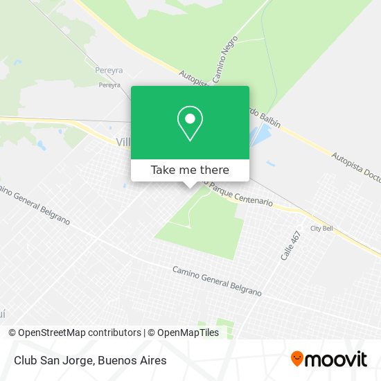 Club San Jorge map