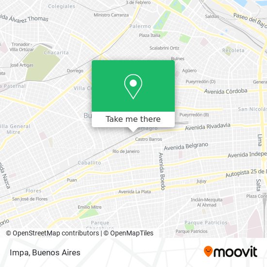 Mapa de Impa