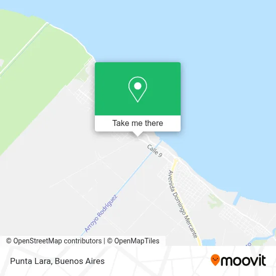 Punta Lara map