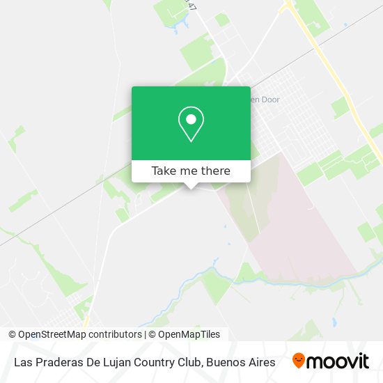 Mapa de Las Praderas De Lujan Country Club