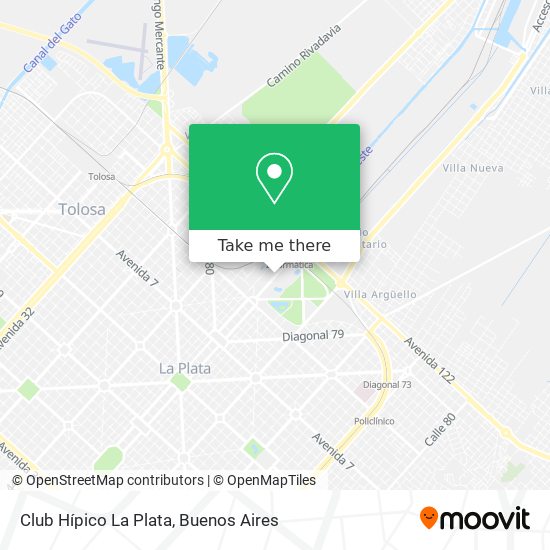 Club Hípico La Plata map