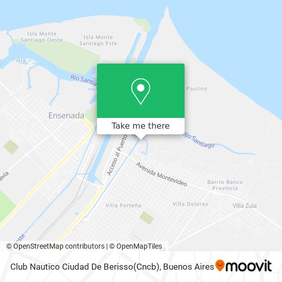 Mapa de Club Nautico Ciudad De Berisso(Cncb)