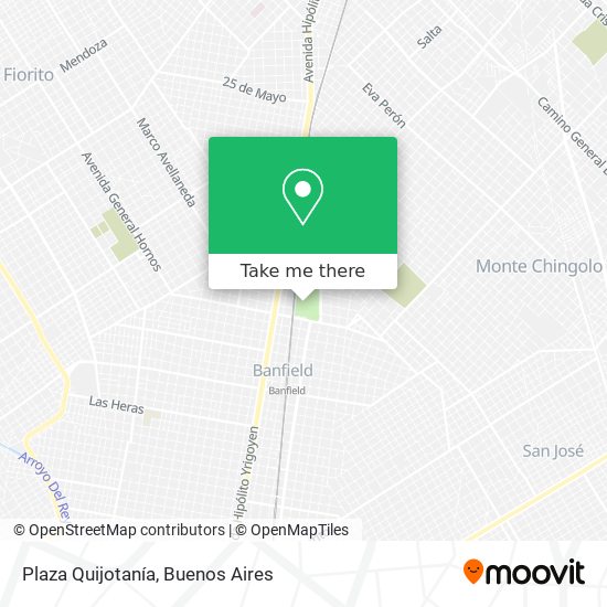 Plaza Quijotanía map