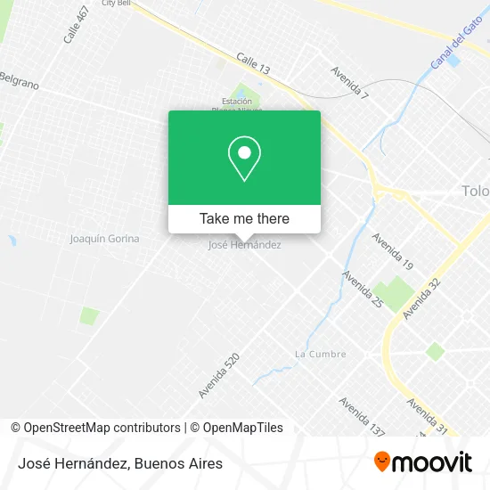 José Hernández map