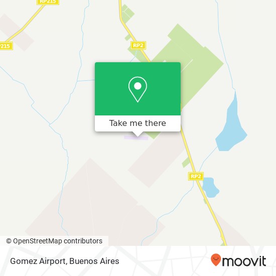 Gomez Airport map