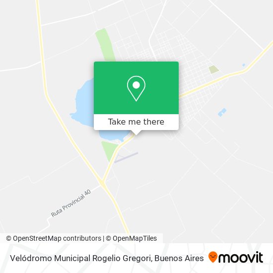 Mapa de Velódromo Municipal Rogelio Gregori
