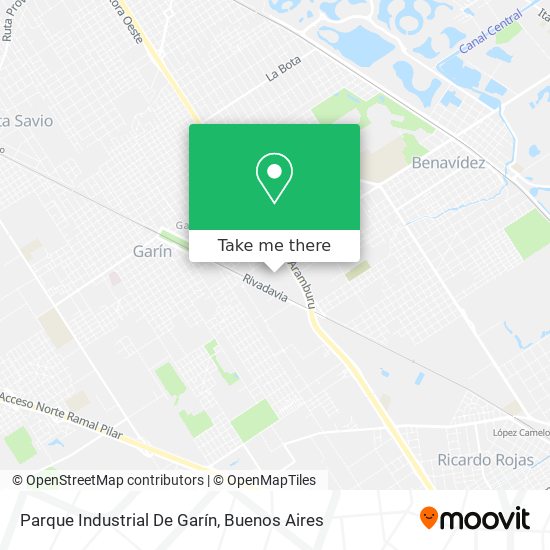 Mapa de Parque Industrial De Garín