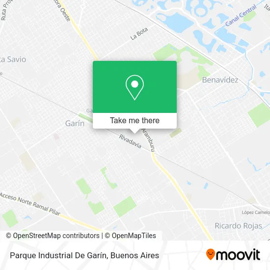 Parque Industrial De Garín map