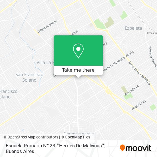 Escuela Primaria N* 23 ""Héroes De Malvinas"" map