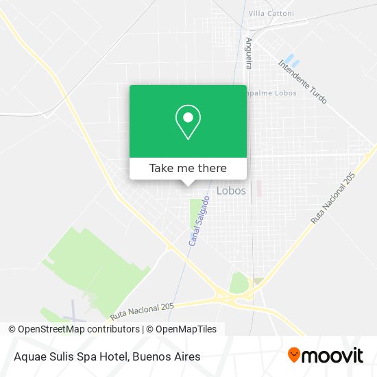 Aquae Sulis Spa Hotel map