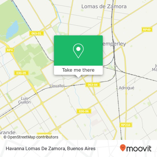 Havanna Lomas De Zamora map