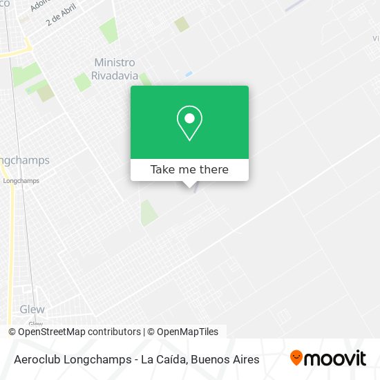 Aeroclub Longchamps - La Caída map