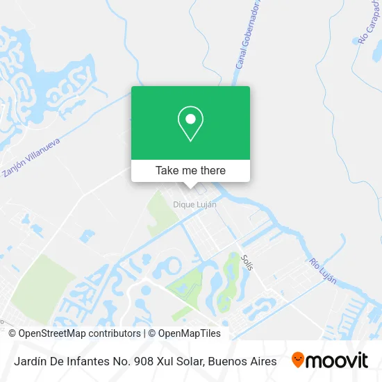 Mapa de Jardín De Infantes No. 908 Xul Solar