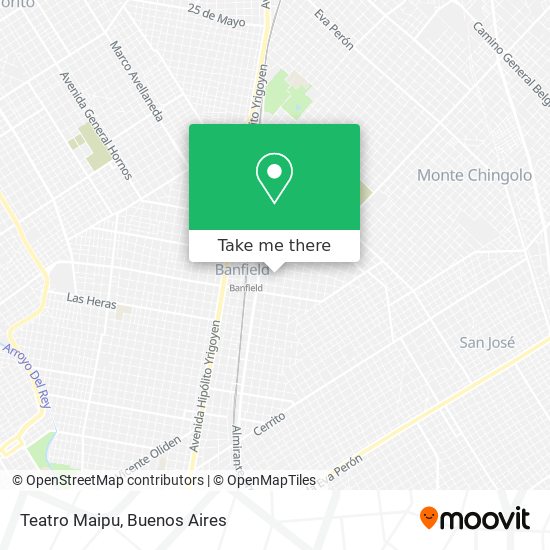 Teatro Maipu map