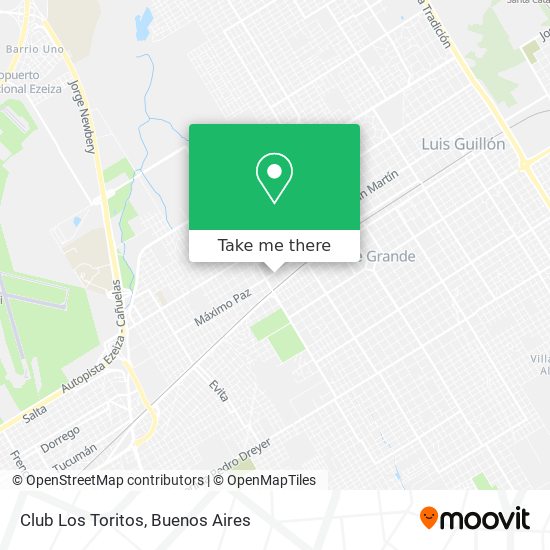 Club Los Toritos map