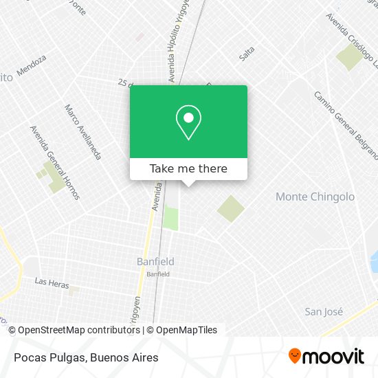 Pocas Pulgas map