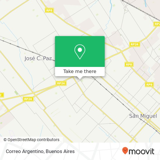 Correo Argentino map