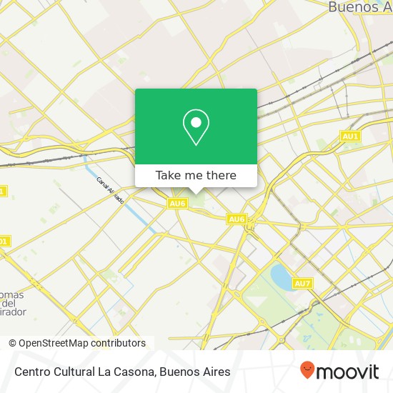 Centro Cultural La Casona map