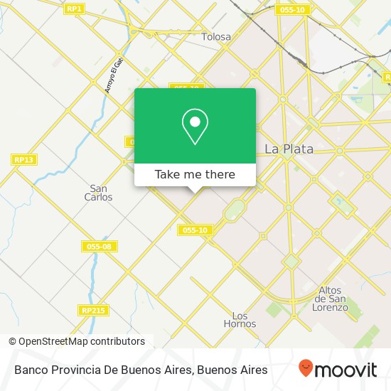 Banco Provincia De Buenos Aires map