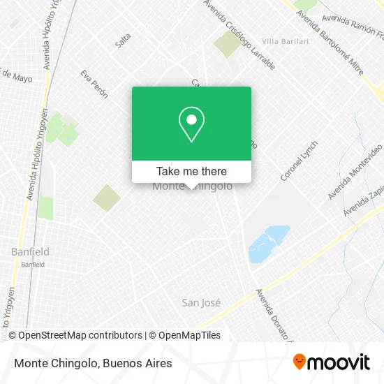 Monte Chingolo map