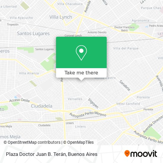 Plaza Doctor Juan B. Terán map