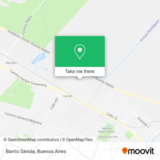 Mapa de Barrio Savoia
