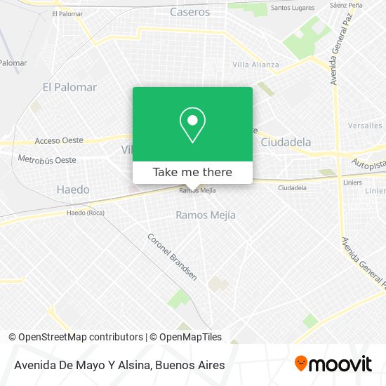 Avenida De Mayo Y Alsina map