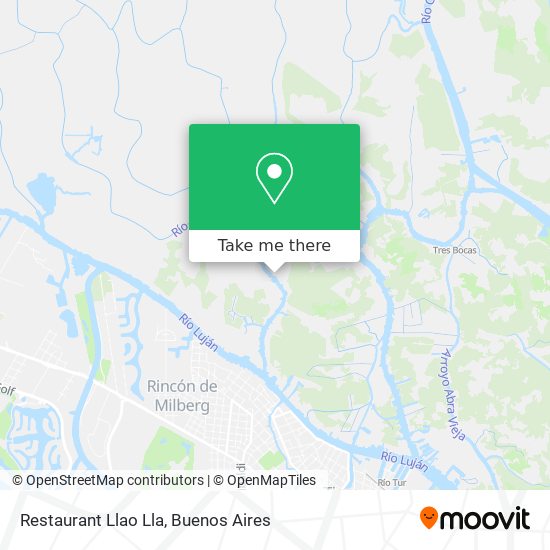 Restaurant Llao Lla map