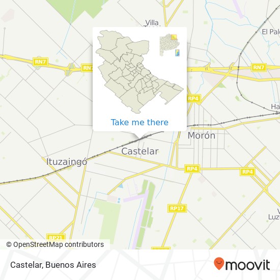 Castelar map