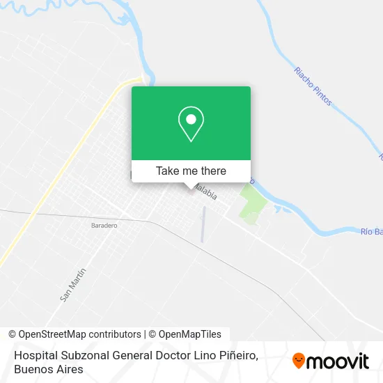 Hospital Subzonal General Doctor Lino Piñeiro map