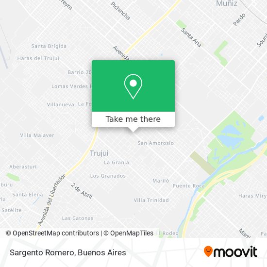 Sargento Romero map