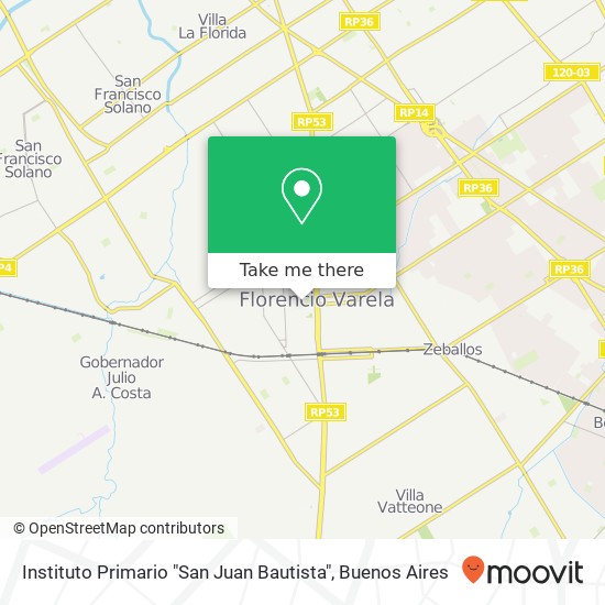 Instituto Primario "San Juan Bautista" map