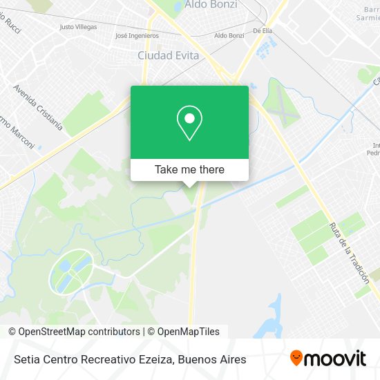 Mapa de Setia Centro Recreativo Ezeiza