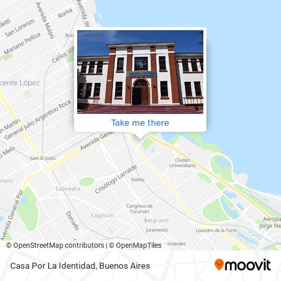 Mapa de Casa Por La Identidad