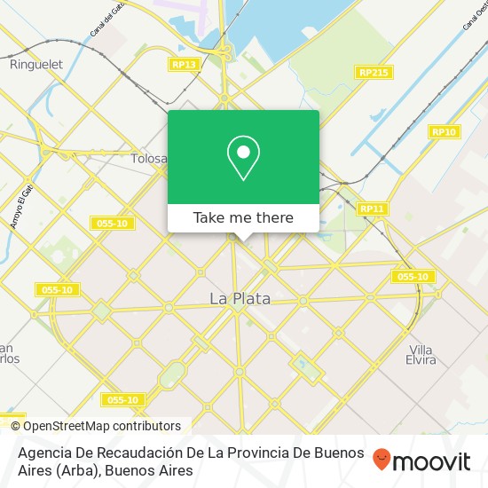 Agencia De Recaudación De La Provincia De Buenos Aires (Arba) map