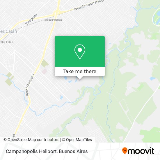 Campanopolis Heliport map