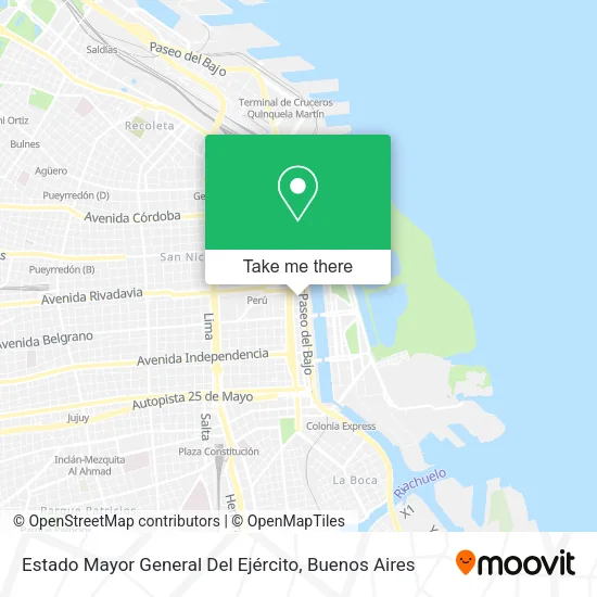 Mapa de Estado Mayor General Del Ejército