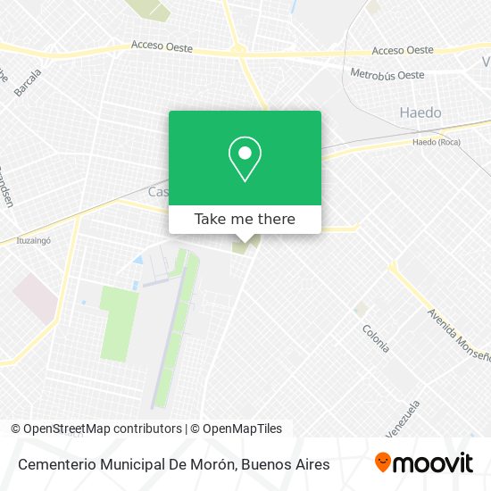 Cementerio Municipal De Morón map