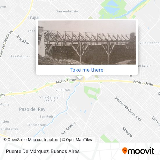 Mapa de Puente De Márquez