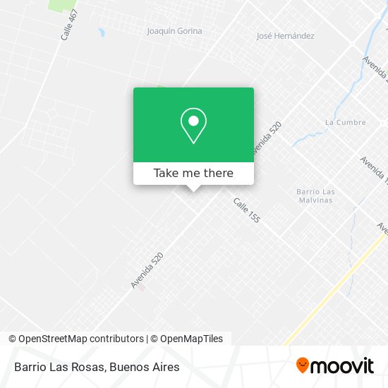 Barrio Las Rosas map