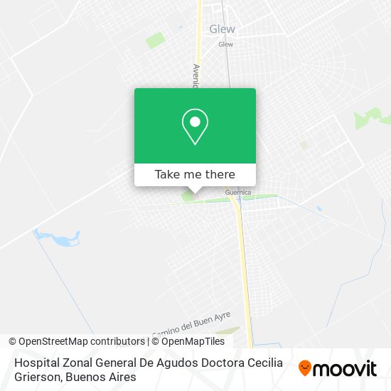 Hospital Zonal General De Agudos Doctora Cecilia Grierson map