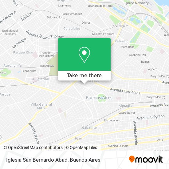 Iglesia San Bernardo Abad map