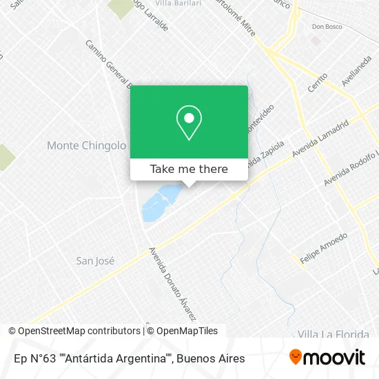 Mapa de Ep N°63 ""Antártida Argentina""