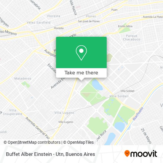 Buffet Alber Einstein - Utn map