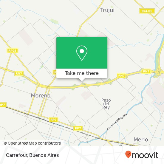 Carrefour map