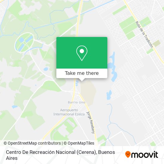 Centro De Recreación Nacional (Cerena) map