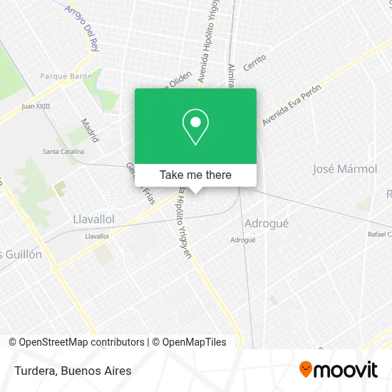 Turdera map