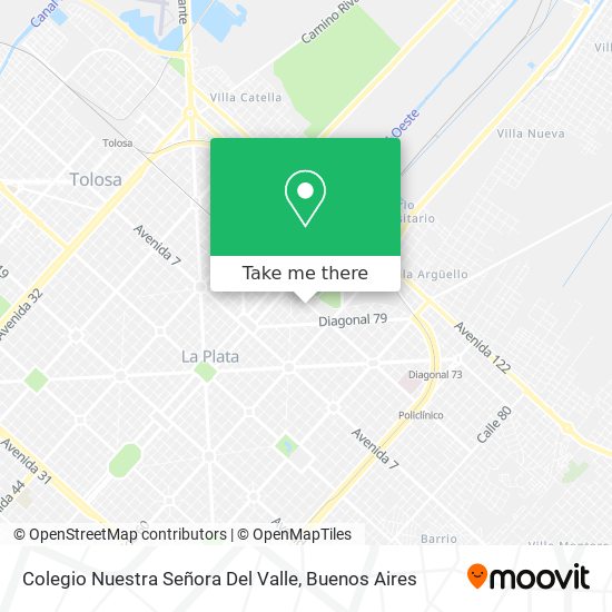 Mapa de Colegio Nuestra Señora Del Valle