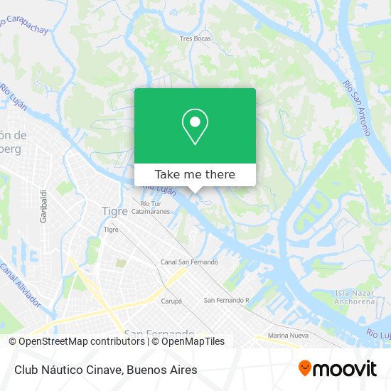 Mapa de Club Náutico Cinave