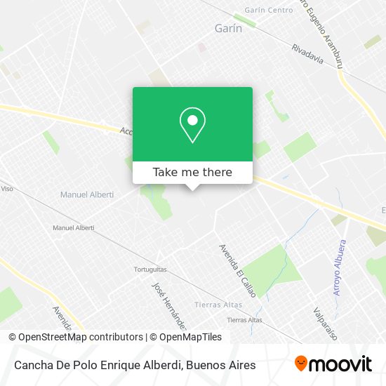 Cancha De Polo Enrique Alberdi map